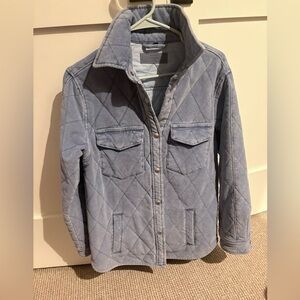 Blank NYC Quilted Light Blue Jacket